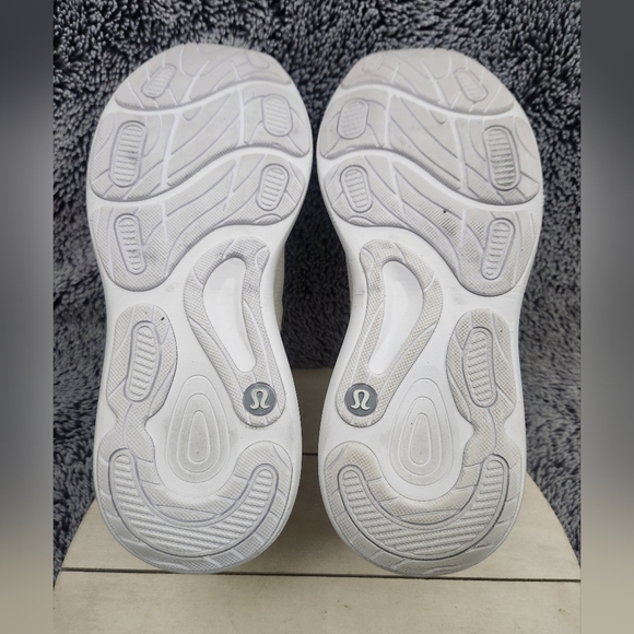 Lululemon Chargefeel Mid Women's Workout Shoe WHT/ANCH/WHT Size 8.5 - Picture 8 of 9